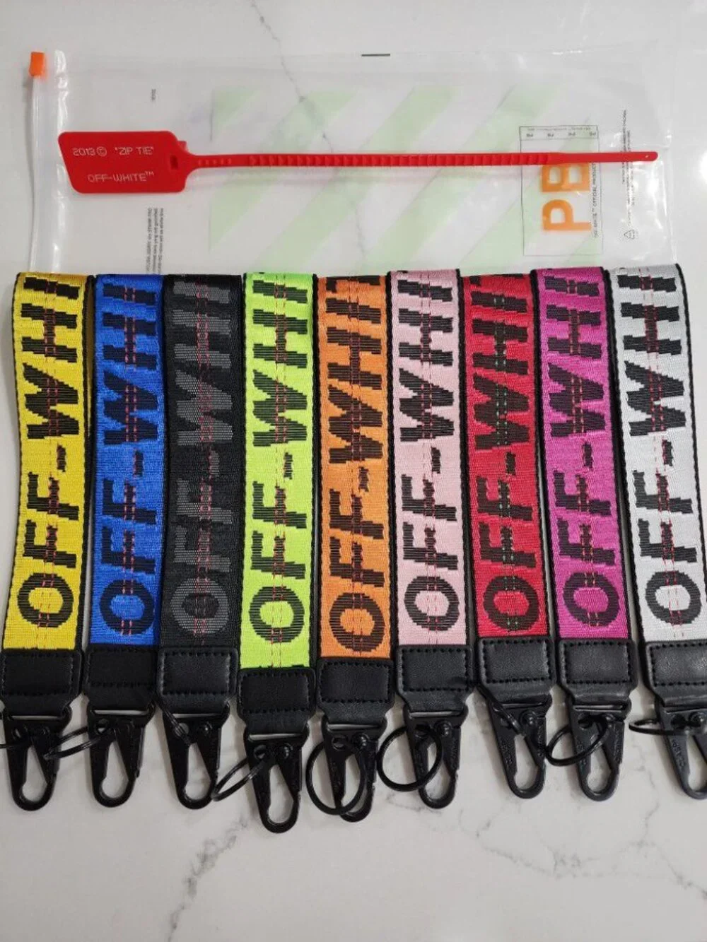 Assorted color OW Wristlets B28